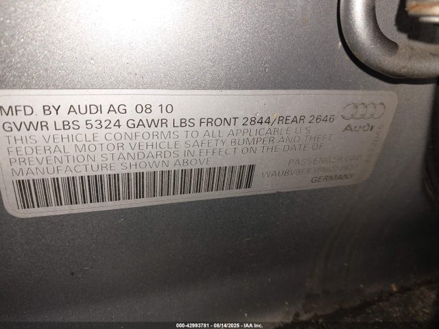 2011 AUDI A6 WAUBVBFB3BN021927 Photo 8