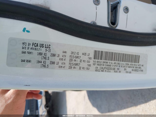 Jeep Patriot 2016 1C4NJPFA2GD561606 Image 9