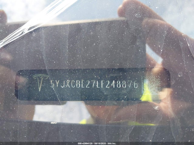 2020 TESLA MODEL X 5YJXCBE27LF248876 Photo 8