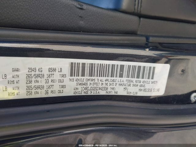 2016 DODGE DURANGO 1C4RDJDG2GC442330 Photo 8