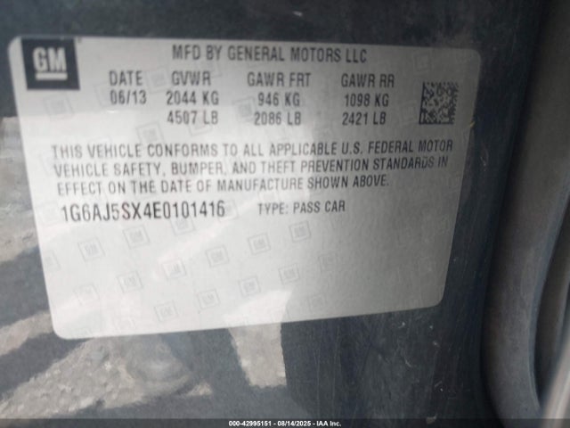 2014 CADILLAC ATS 1G6AJ5SX4E0101416 Photo 8