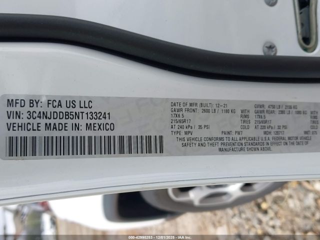 2022 JEEP COMPASS 3C4NJDDB5NT133241 Photo 8