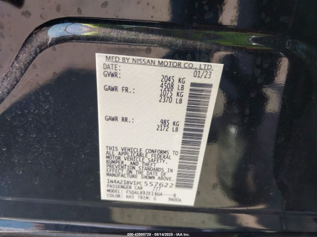 2023 NISSAN LEAF 1N4AZ1BV1PC557622 Photo 8