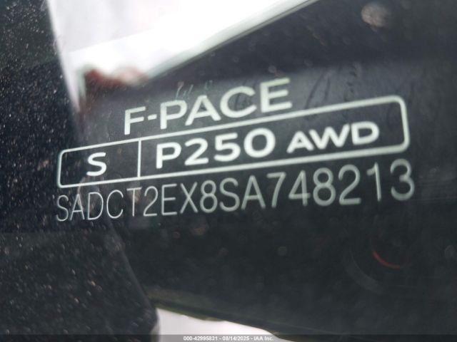 2025 JAGUAR F-PACE SADCT2EX8SA748213 Photo 8