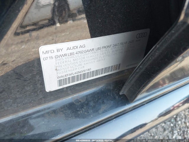 2016 AUDI A4 WAUEFAFL4GN006180 Photo 8
