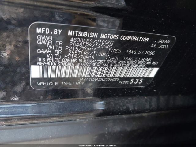 2024 MITSUBISHI ECLIPSE CROSS JA4ATUAA2RZ005620 Photo 8