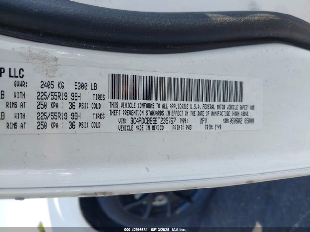 Dodge 2014 2014 3C4PDCBB9ET235767 Image 9