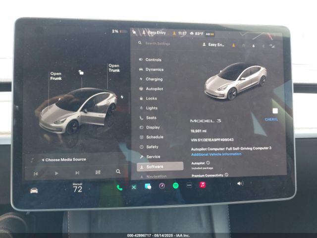 2023 TESLA MODEL 3 5YJ3E1EA9PF499043 Photo 6