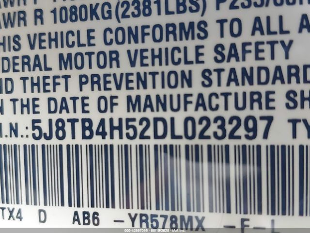 2013 ACURA RDX 5J8TB4H52DL023297 Photo 8