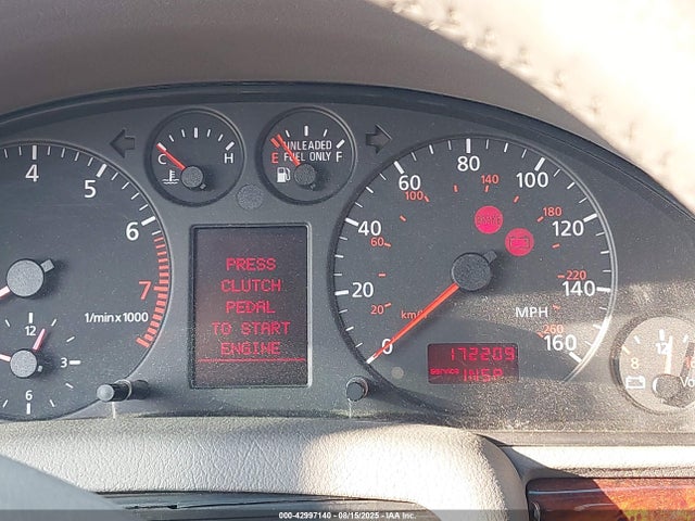 1999 AUDI A4 WAUED28D1XA237241 Photo 6