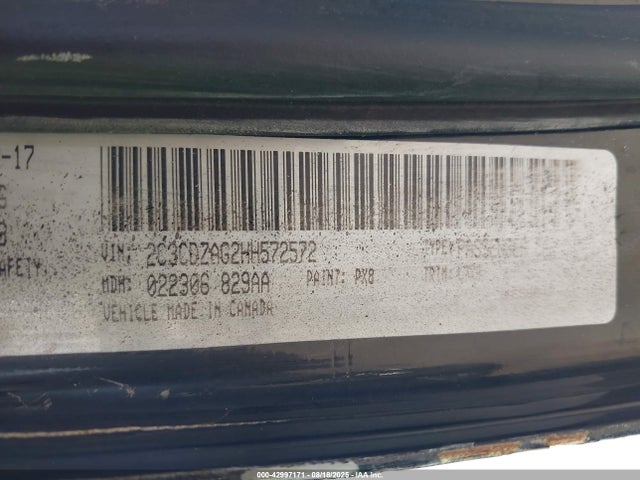 2C3CDZAG2HH572572 Dodge Challenger