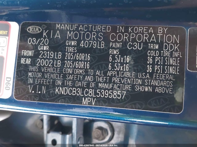 KIA gdi 2020 KNDCB3LC8L5395857 Image 9