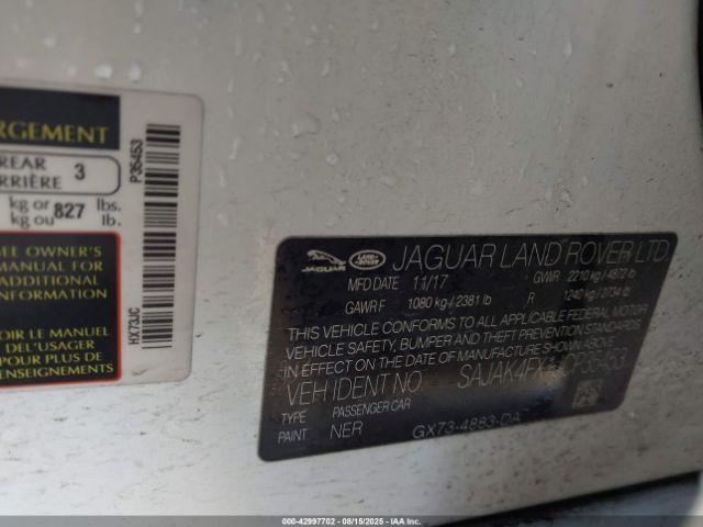 2018 JAGUAR XE SAJAK4FX1JCP35453 Photo 8