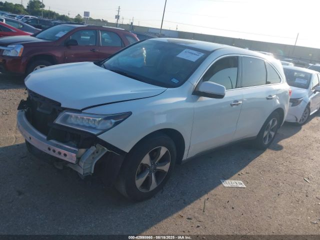 2016 ACURA MDX 5FRYD3H20GB005241 Photo 1