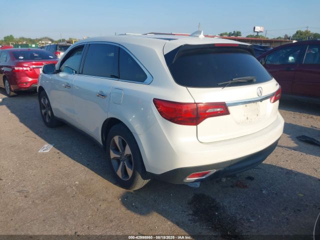 2016 ACURA MDX 5FRYD3H20GB005241 Photo 2
