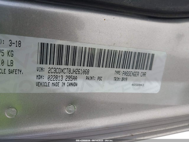 Dodge Charger 2018 2C3CDXCT8JH261068 Image 9