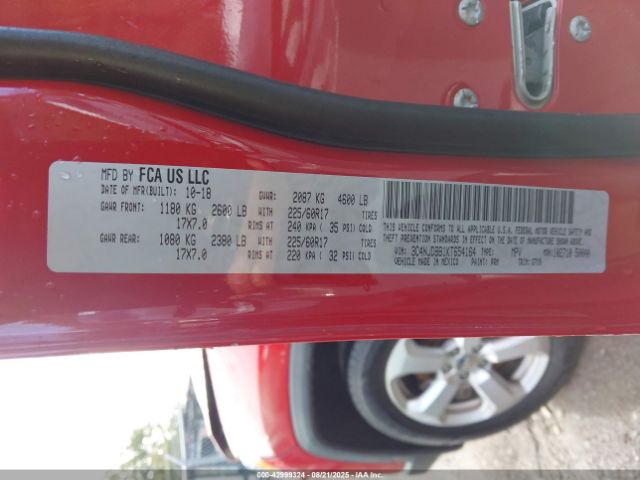 2019 JEEP COMPASS 3C4NJDBB1KT654164 Photo 8