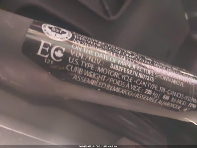 3JB2FEG27NJ001375 Can-Am 900 Ace