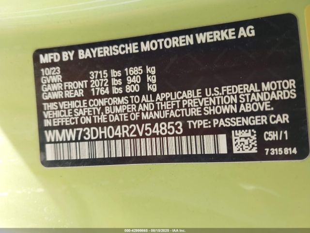 2024 MINI HARDTOP WMW73DH04R2V54853 Photo 8