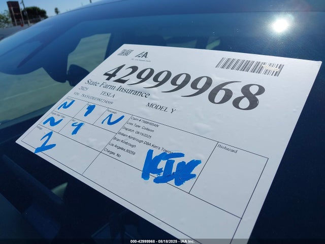 7SAYGDEE9SF234509 Tesla Model Y