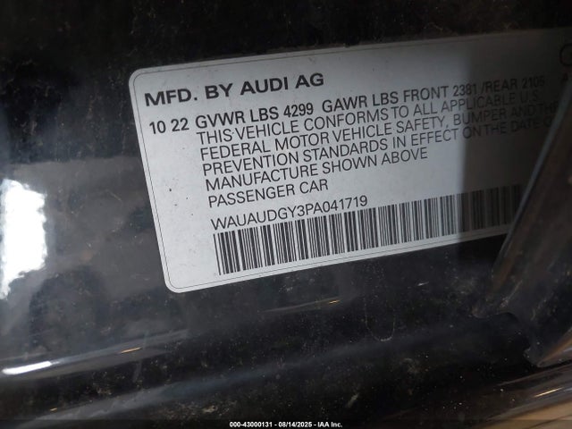2023 AUDI A3 WAUAUDGY3PA041719 Photo 8