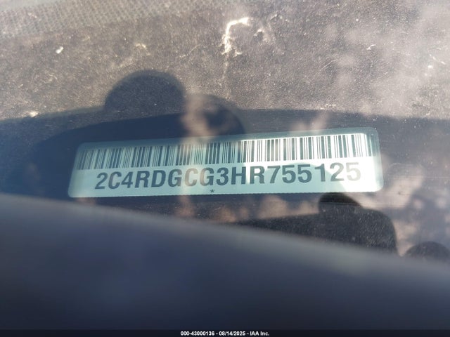 2C4RDGCG3HR755125 Dodge 2017