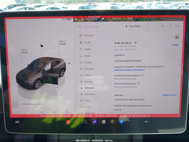 2023 TESLA MODEL Y 7SAYGAEE5PF925445 Photo 6