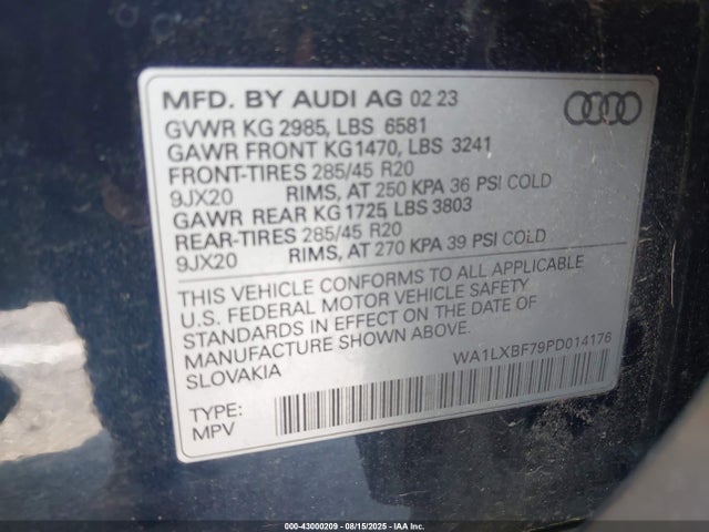 2023 AUDI Q7 WA1LXBF79PD014176 Photo 8