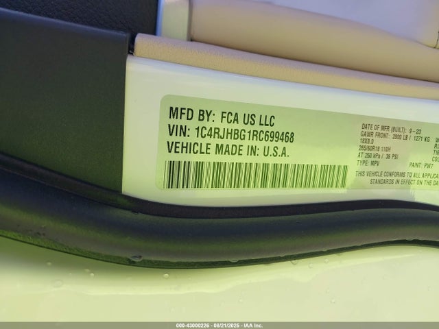 1C4RJHBG1RC699468 Jeep 2024