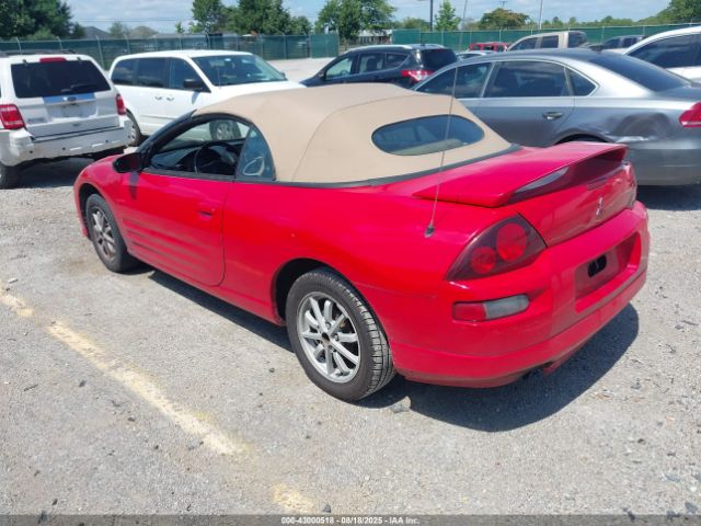2001 MITSUBISHI ECLIPSE SPYDER 4A3AE35G81E004313 Photo 2