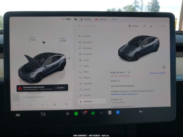 2023 TESLA MODEL Y 7SAYGDEF5PF884650 Photo 6