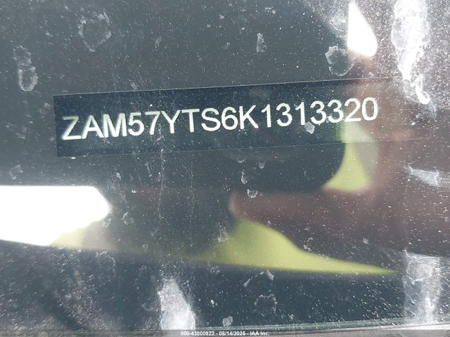 ZAM57YTS6K1313320 Maserati m156e