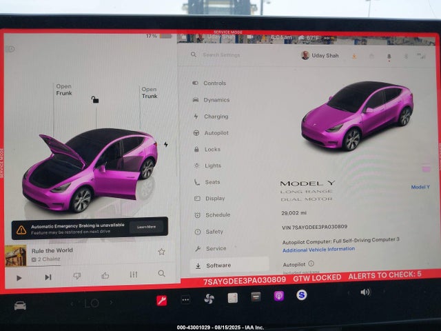 2023 TESLA MODEL Y 7SAYGDEE3PA030809 Photo 6