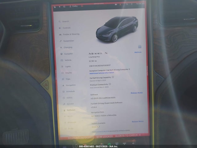 2020 TESLA MODEL X 5YJXCAE23LF302037 Photo 6
