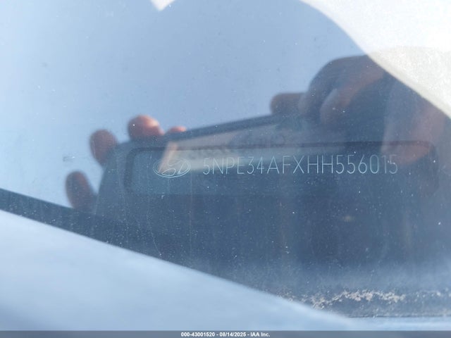 5NPE34AFXHH556015 Hyundai 2017