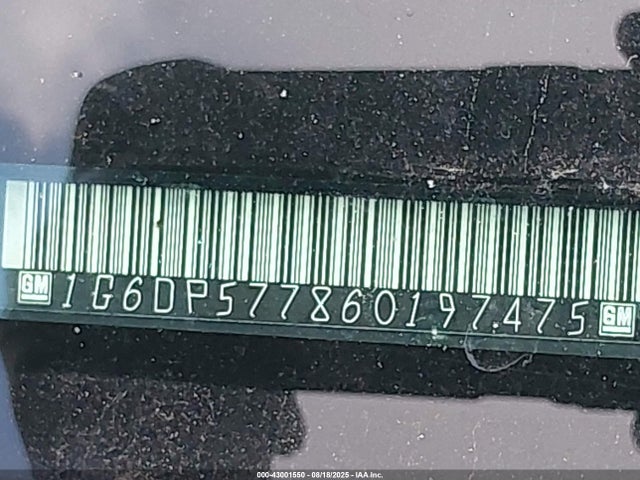 2006 CADILLAC CTS 1G6DP577860197475 Photo 8
