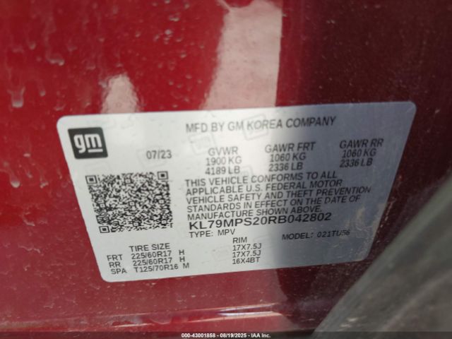 2024 CHEVROLET TRAILBLAZER KL79MPS20RB042802 Photo 8