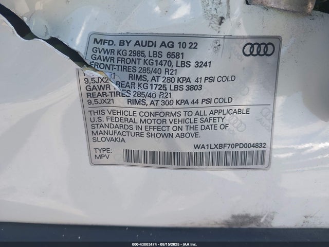 2023 AUDI Q7 WA1LXBF70PD004832 Photo 8