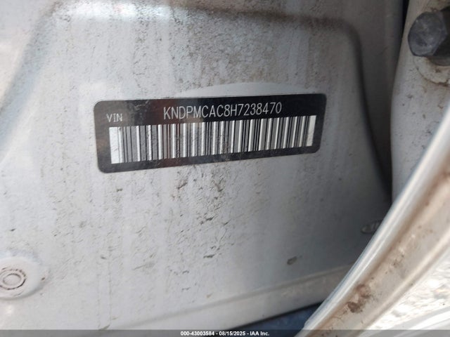 Aukcja sprzedaży 2017 Kia Sportage Lx, vin: KNDPMCAC8H7238470, numer aukcji: 43003584
