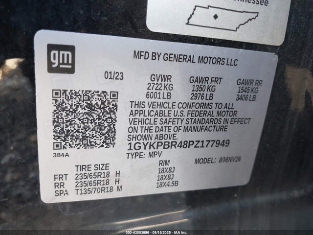 2023 CADILLAC XT6 1GYKPBR48PZ177949 Photo 8