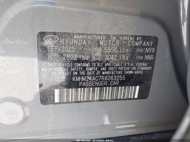 2024 HYUNDAI IONIQ 6 KMHM24AC7RA063255 Photo 8