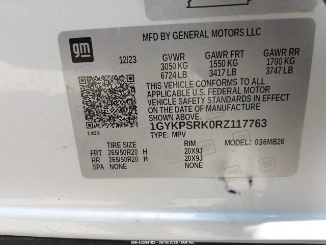 2024 CADILLAC LYRIQ 1GYKPSRK0RZ117763 Photo 8