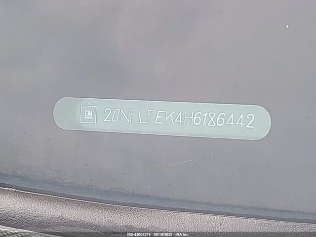 Chevrolet lea - sidi: spark ignited direct injection, e85 max, alum 2017 2GNFLFEK4H6186442 Image 9