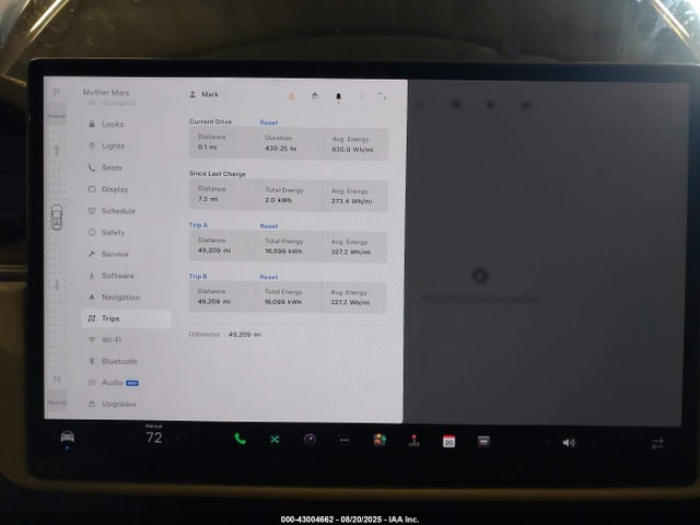 7SAXCDE58PF371780 Tesla MODEL X