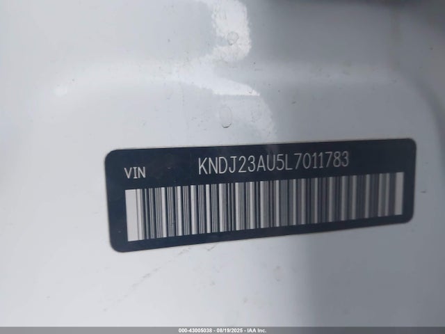 KNDJ23AU5L7011783 KIA mpi nu