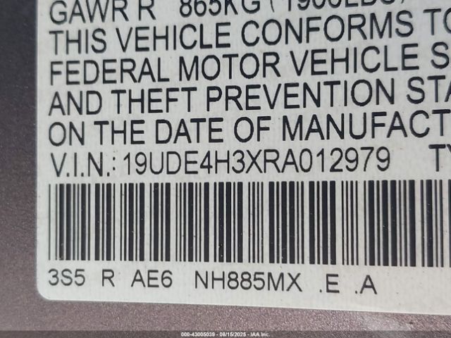 2024 ACURA INTEGRA 19UDE4H3XRA012979 Photo 8