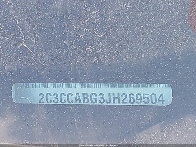 43005390 :رقم المزاد ، 2C3CCABG3JH269504 vin ، 2018 Chrysler 300 300s مزاد بيع