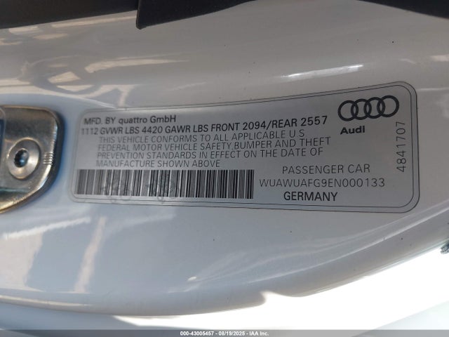 2014 AUDI R8 WUAWUAFG9EN000133 Photo 8