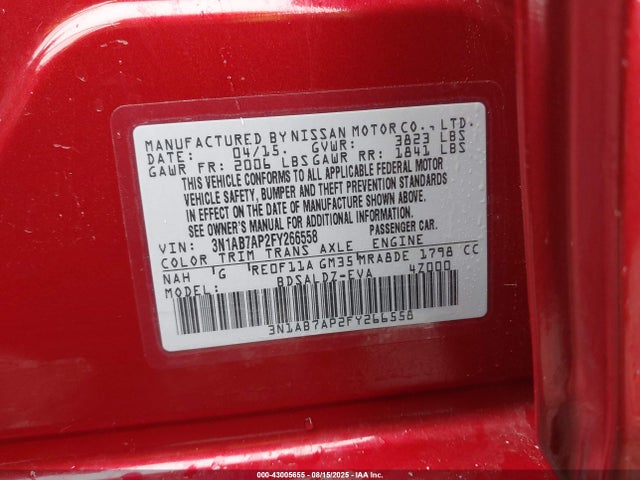 Nissan 2015 2015 3N1AB7AP2FY266558 Image 9