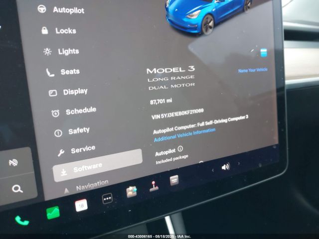 2019 TESLA MODEL 3 5YJ3E1EB0KF211069 Photo 6